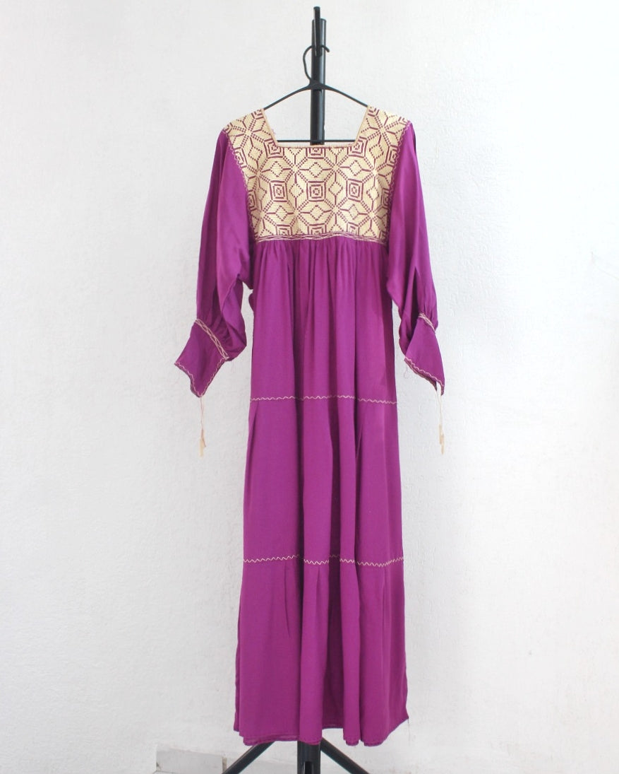 Vestido Julia Flores Violeta / XL