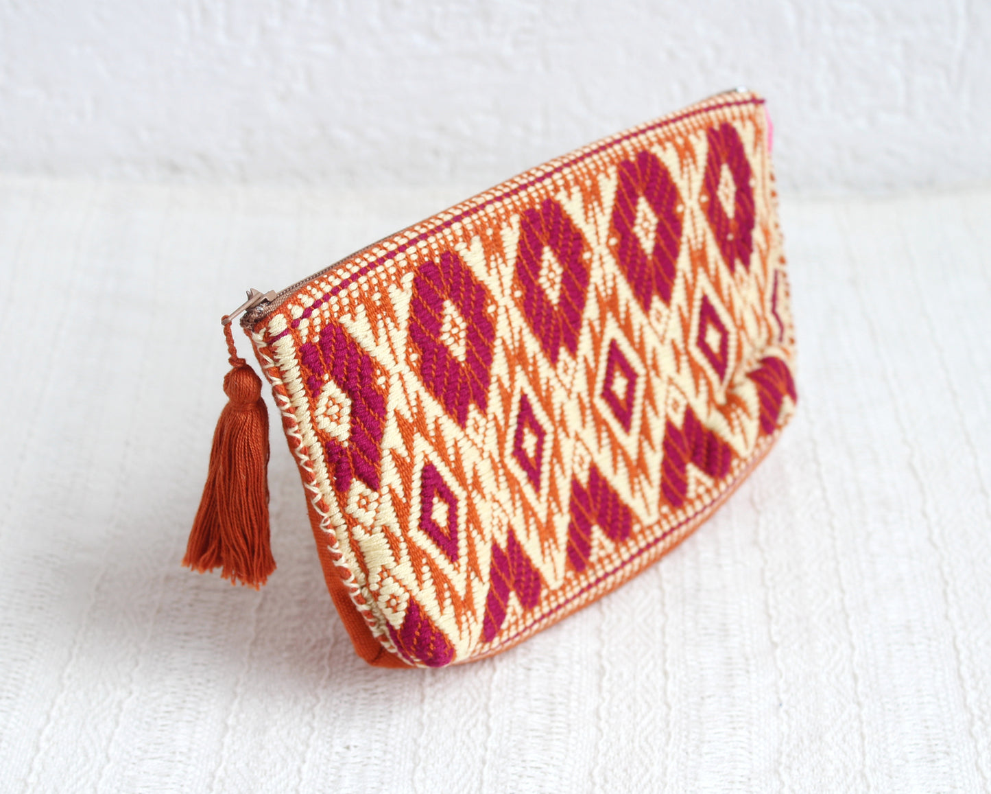 Neceser Estrellitas Crema Rojo Naranja