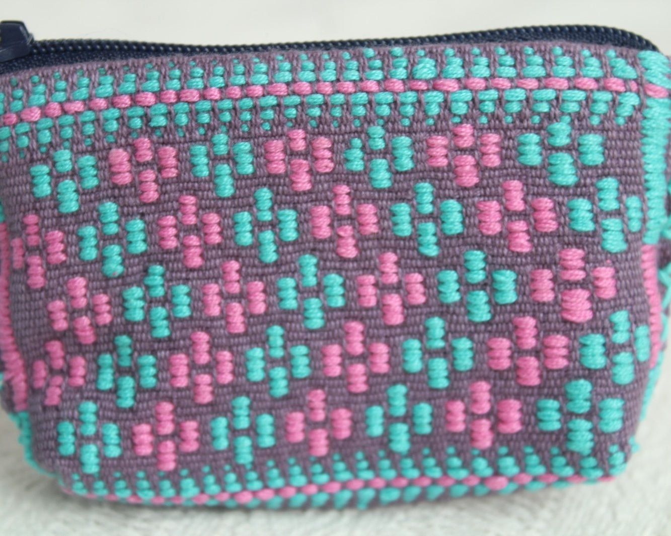 Mini Monedero Cosmos Turquesa Rosa