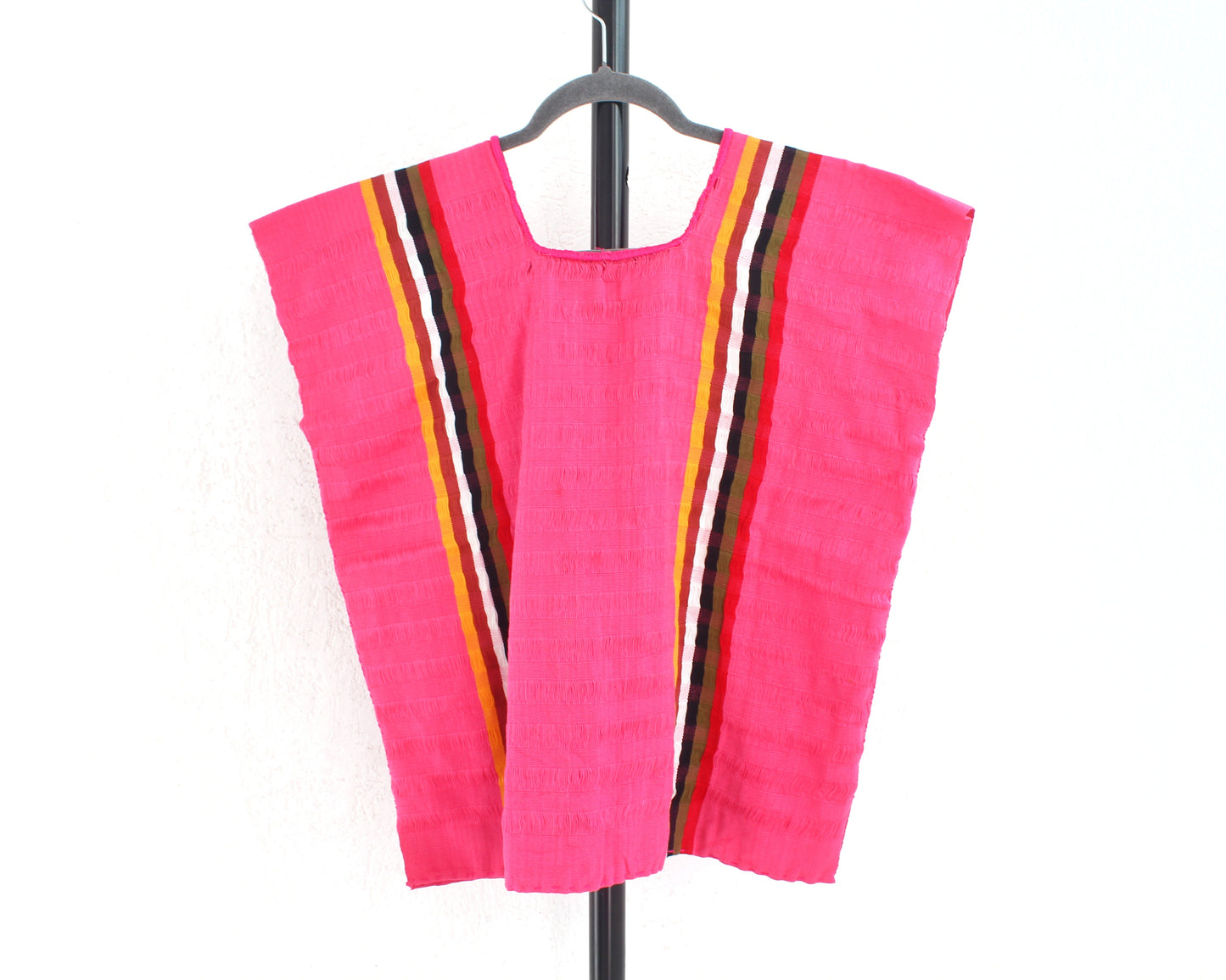 Blusa Huipil Corazones Rosa