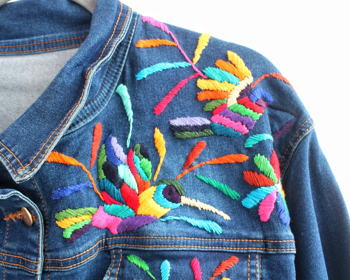 Chamarra Mezclilla 3XL Tenangos Colores