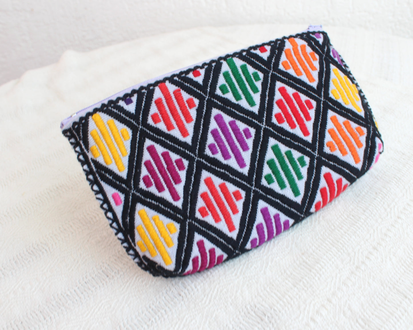 Neceser Líneas Colores Lila