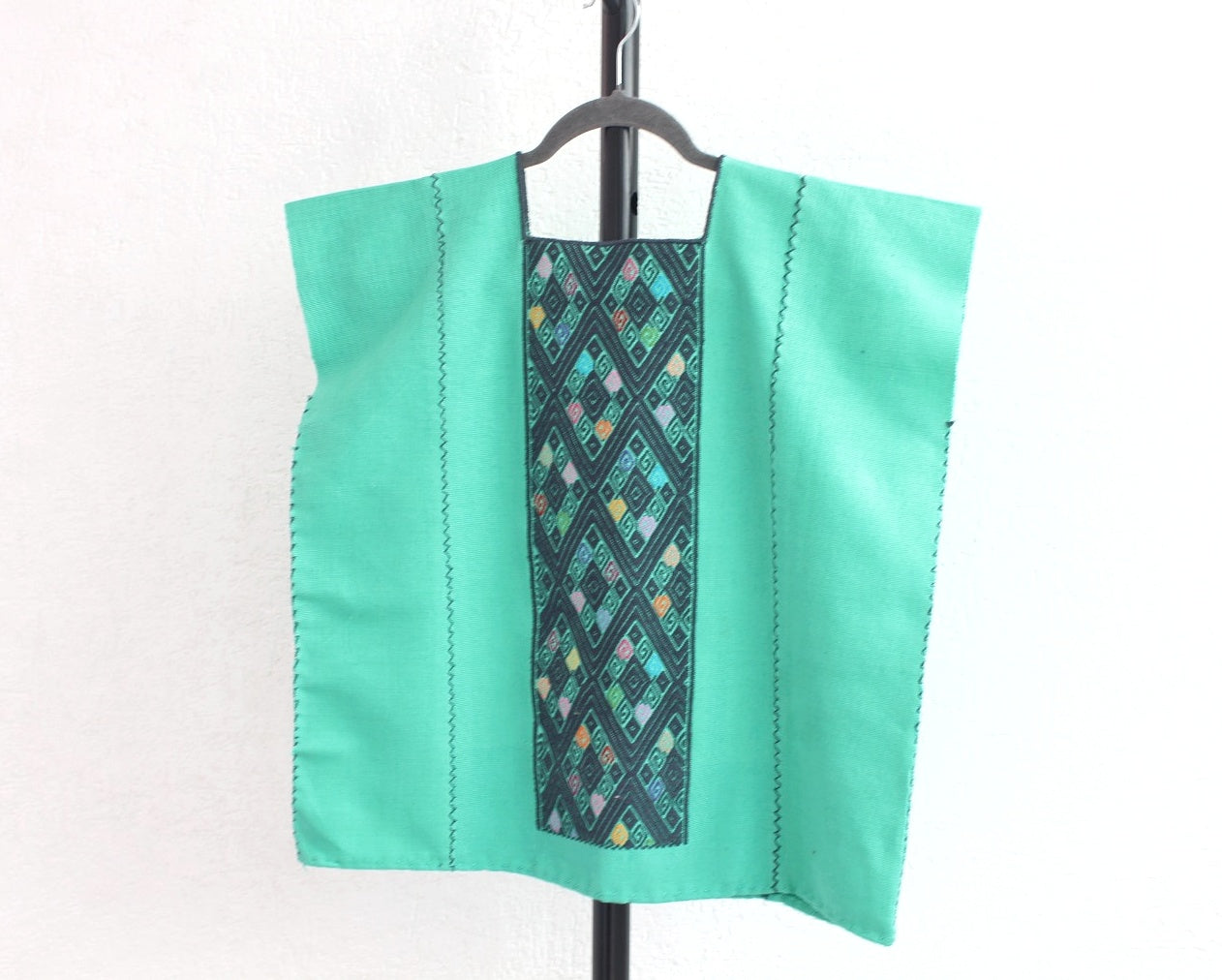 Blusa Huipil Pejel Turquesa