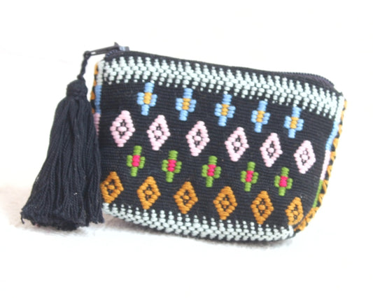 Mini Monedero Cosmos Negro Colores