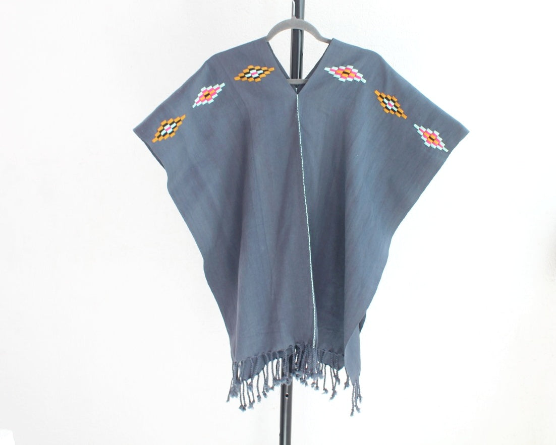 Jorongo Rombos Gris Colores