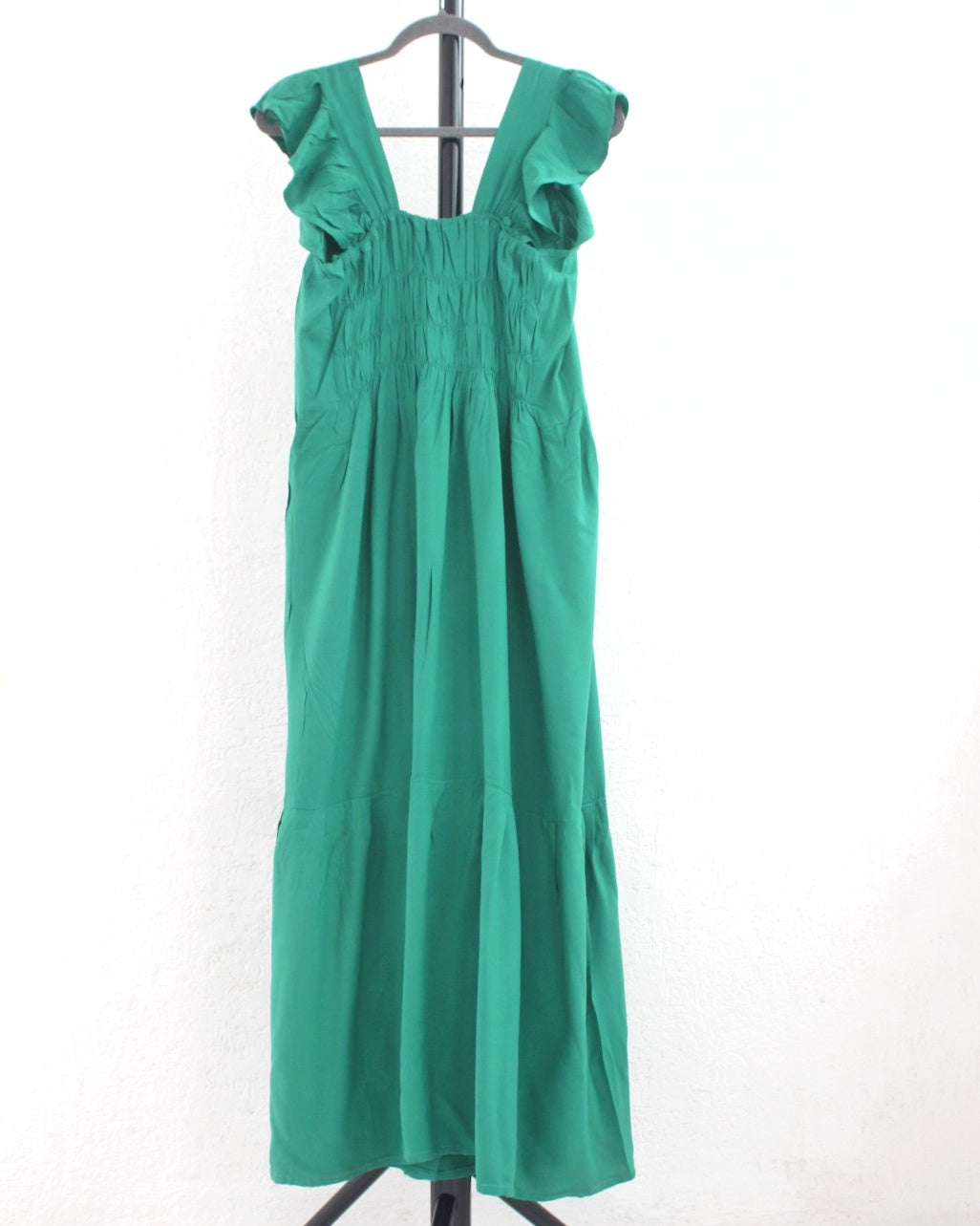 Vestido Anita Telar Largo Verde