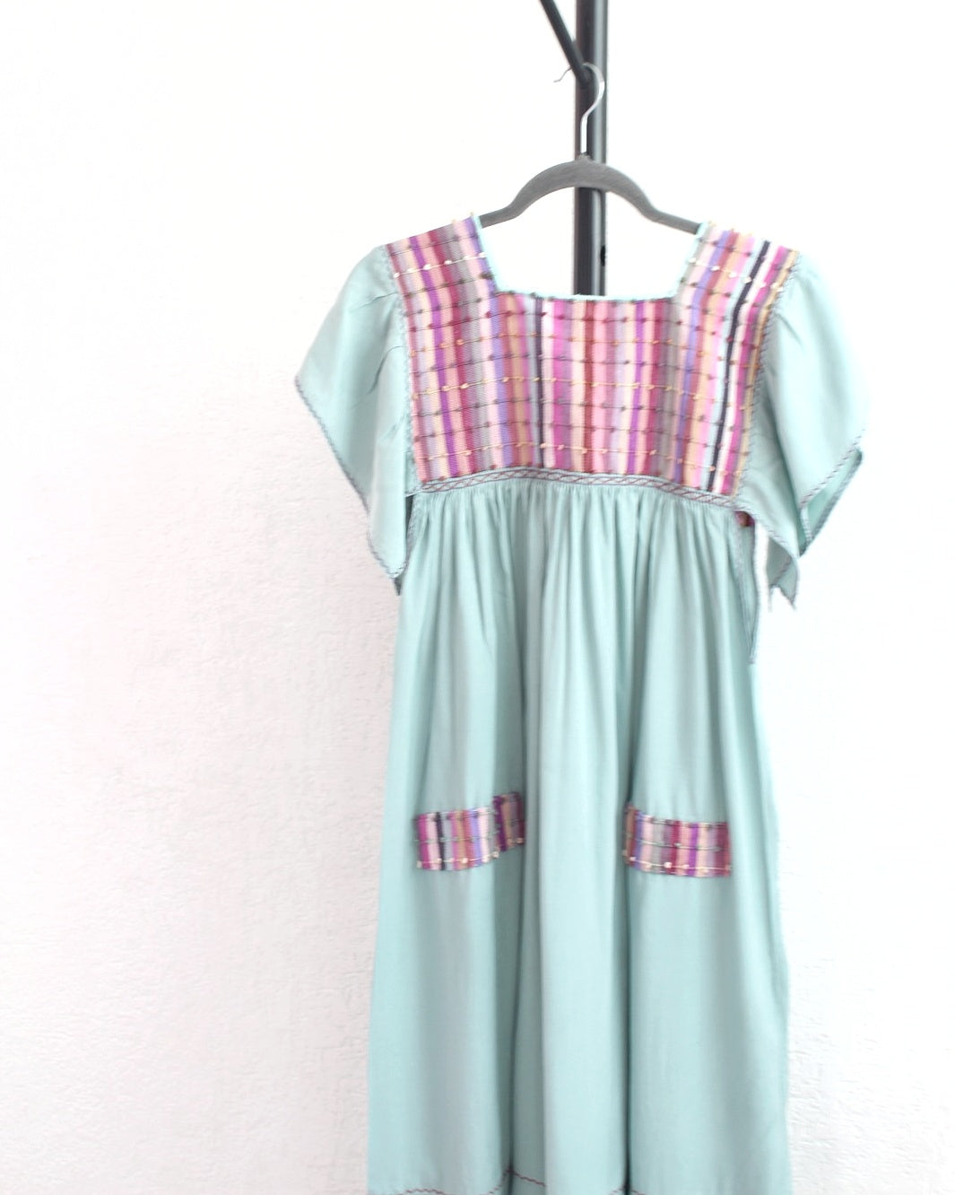 Vestido Nuditos Menta Rosa