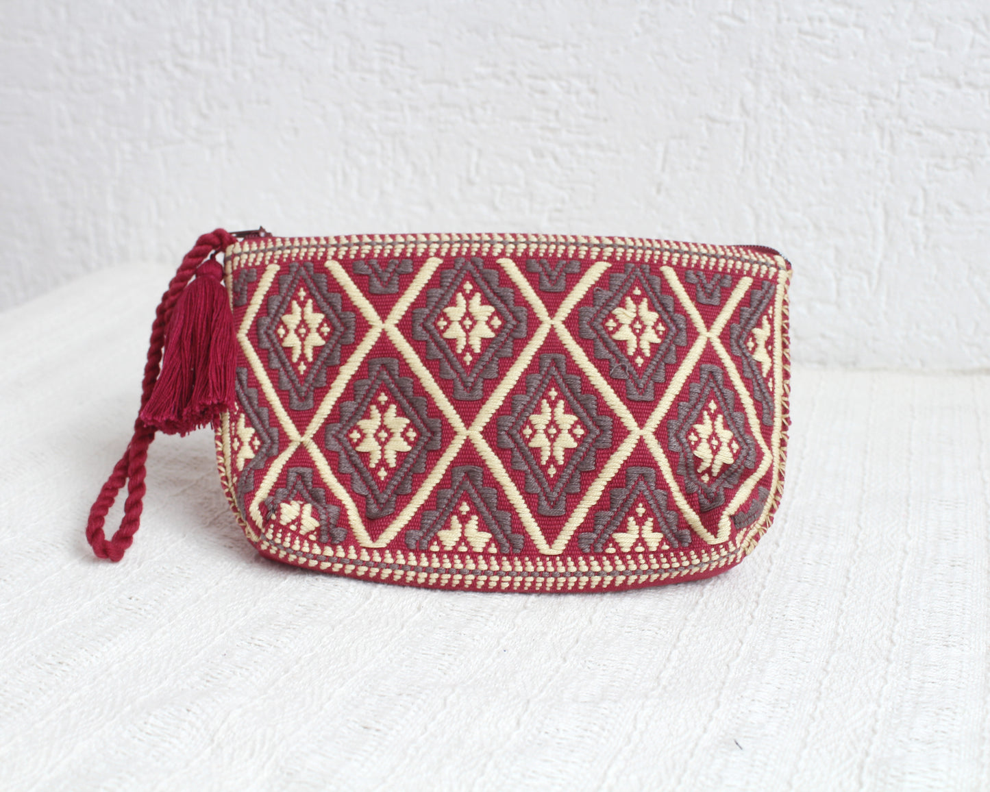 Neceser Estrellas Rojo Beige Gris