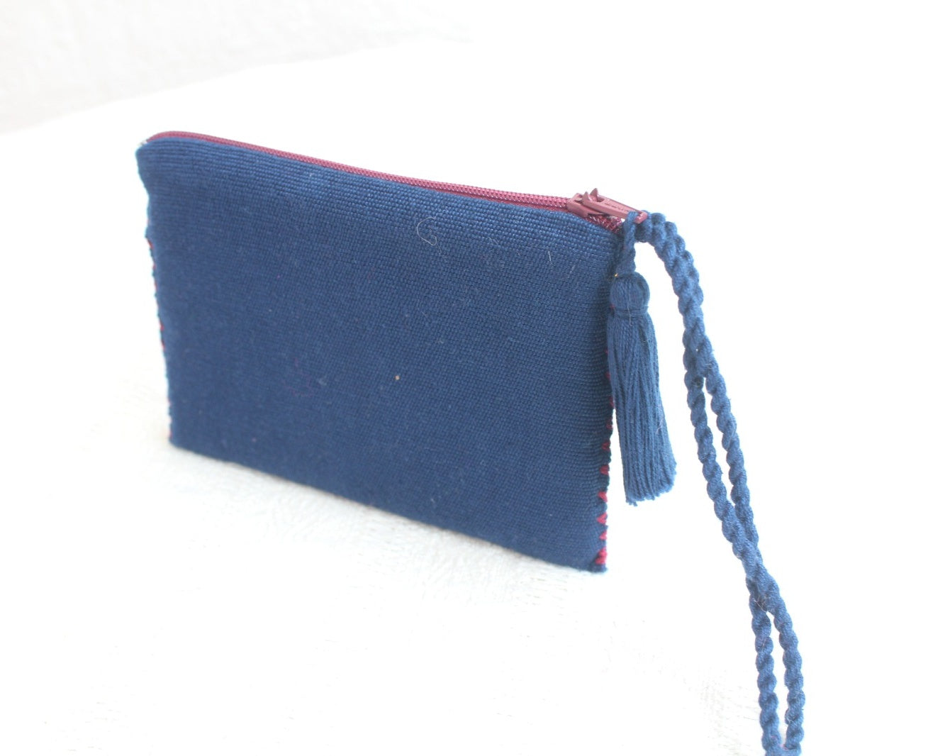 Monedero Estrellas Vino Azul Marino