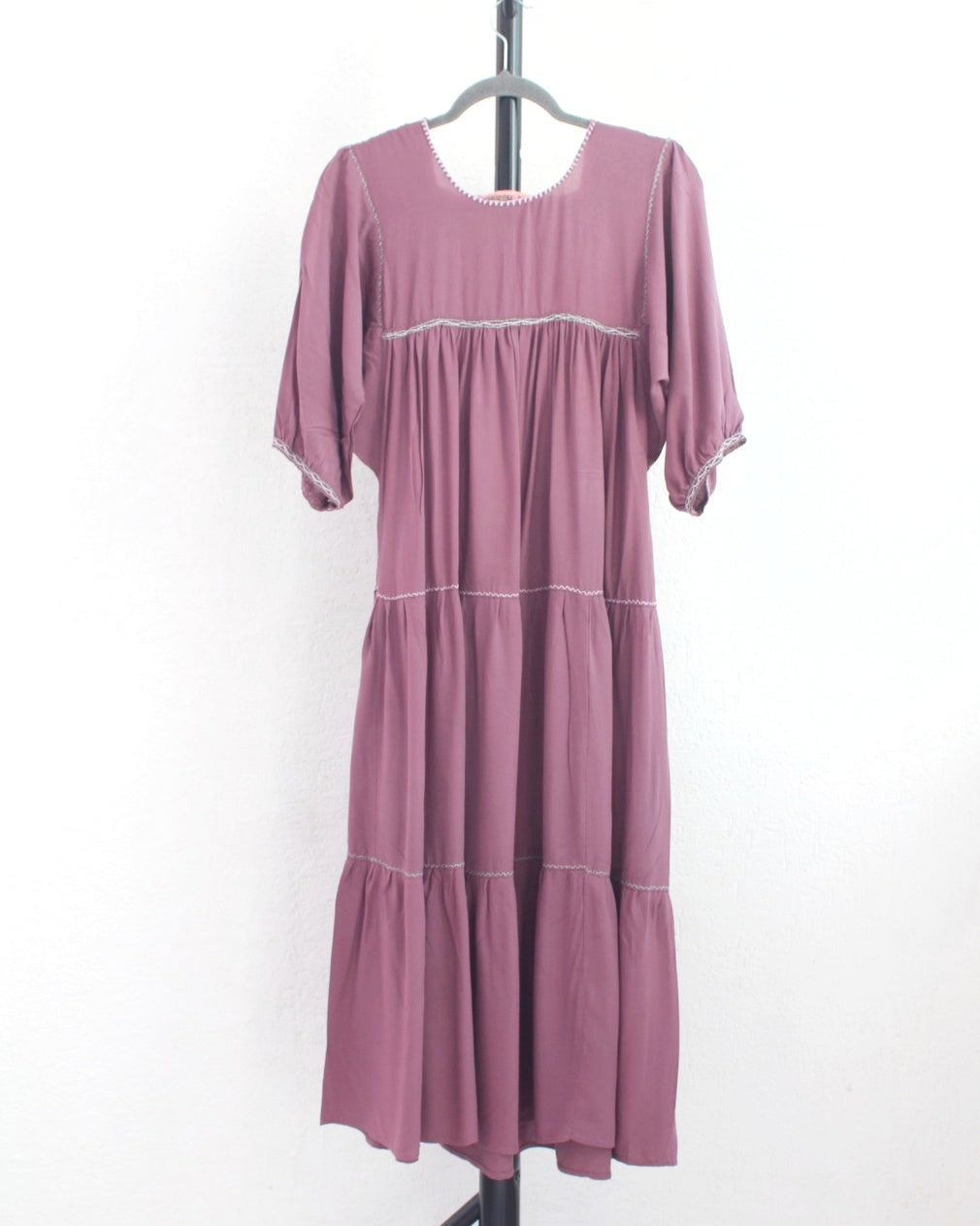 Vestido Maria Flores Malva L / XL