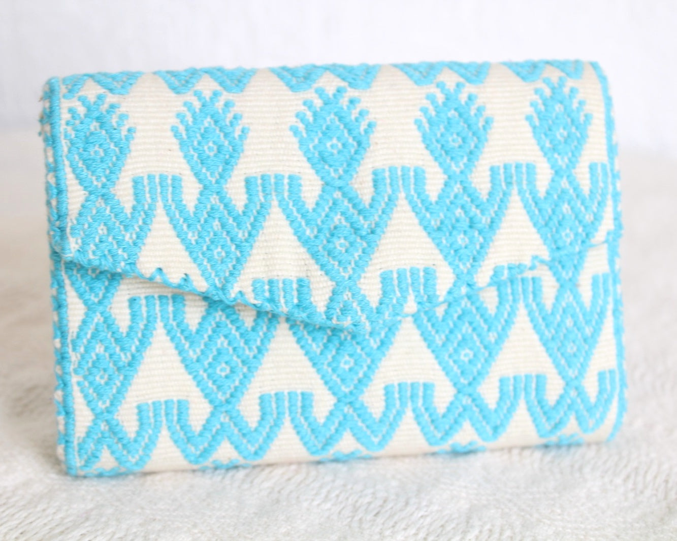 Cartera XPOCOC Turquesa Blanco