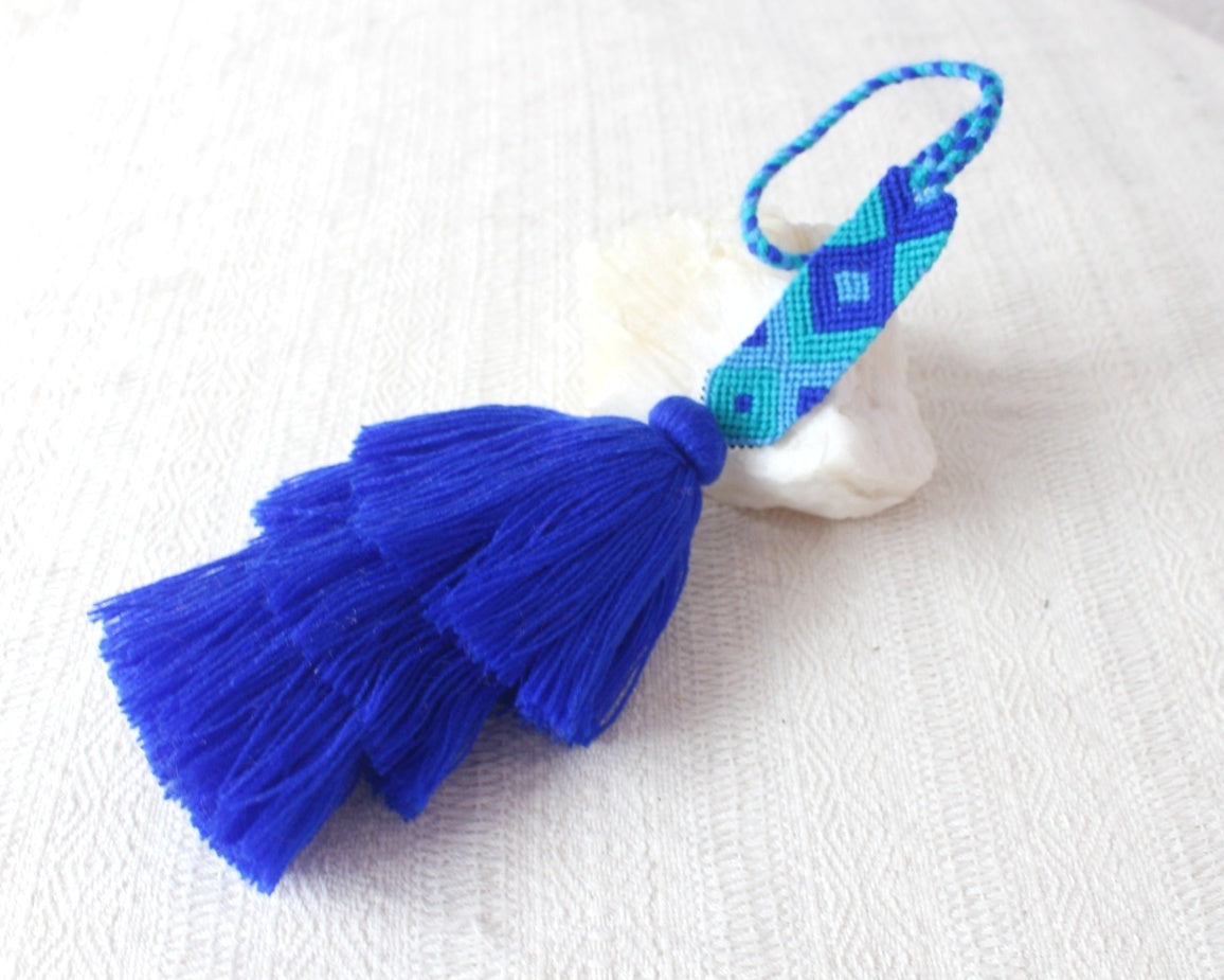 Campanitas con pulsera Azul Rey Turquesa