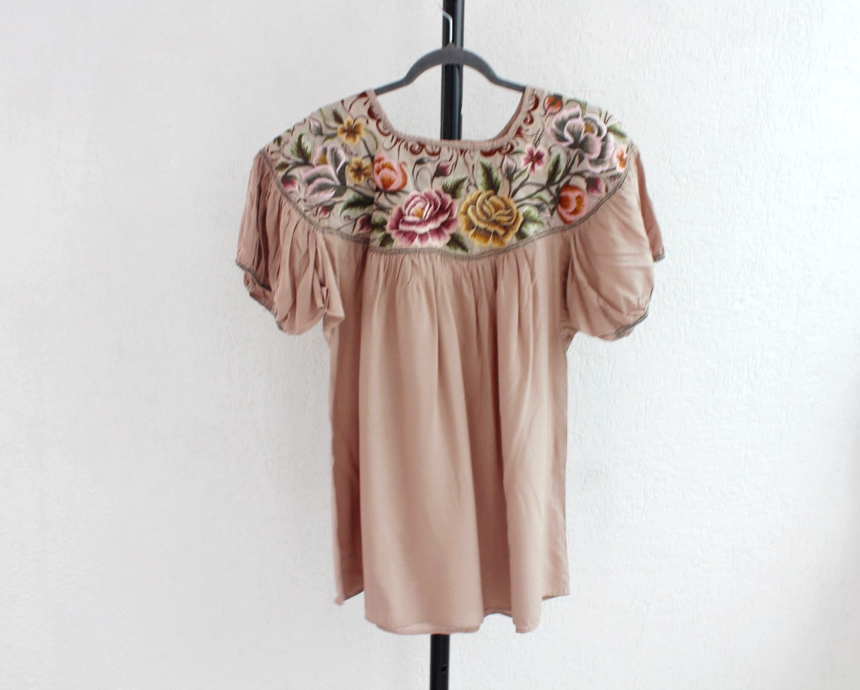 Blusa Abigail Flores Beige XL-XXL