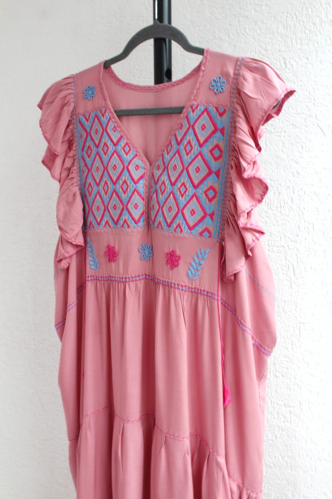 Vestido Antonia Rosa Azul 2XL