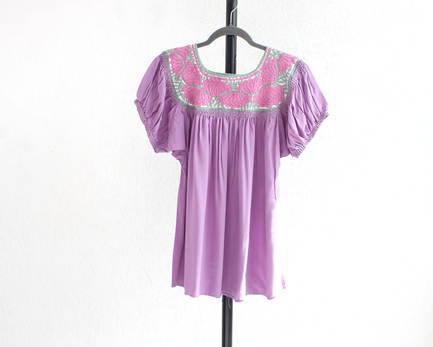 Blusa Aguacatenango Lila Rosa Menta