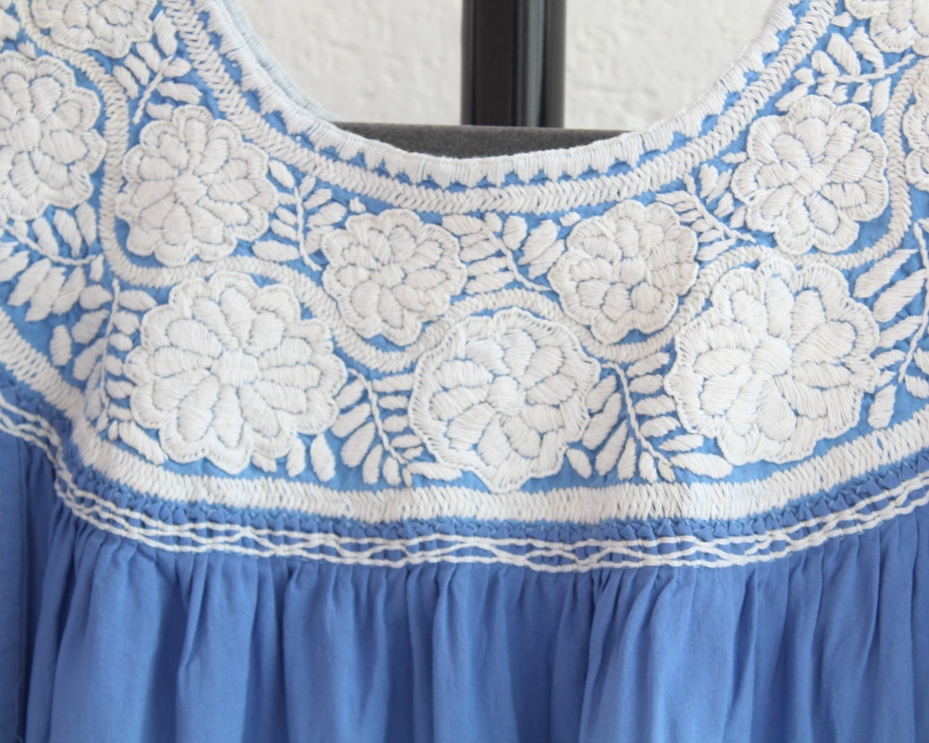 Blusa Aguacatenango Azul Blanco