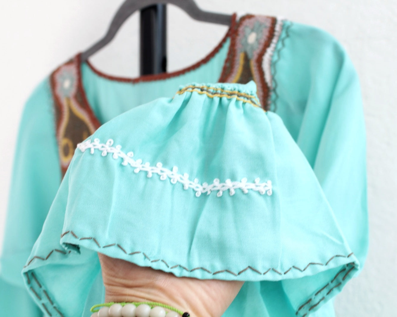Blusa Leonor Aqua Unitalla
