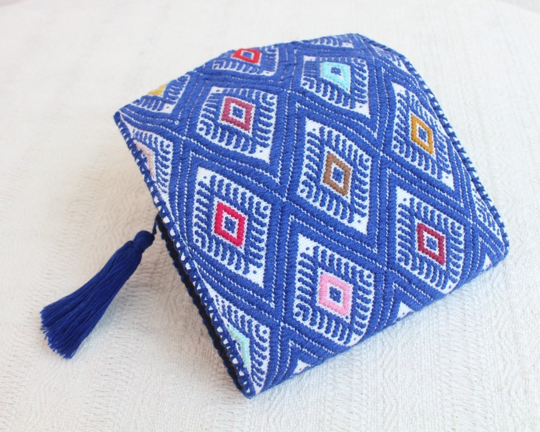 Cartera Estrellas Azul Blanco