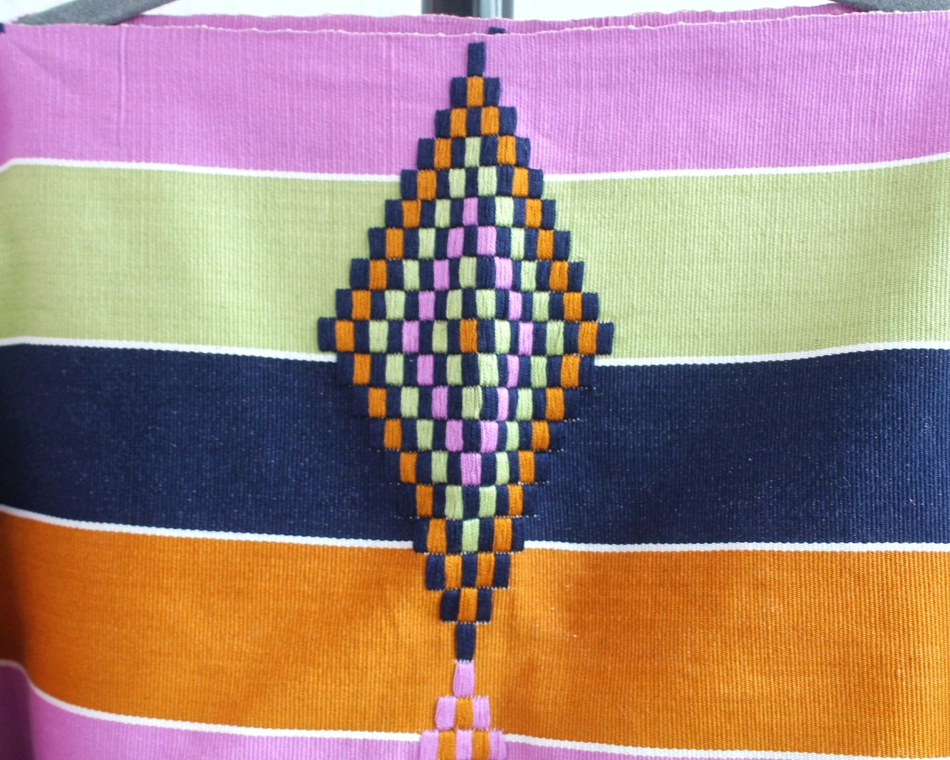 Jorongo Lineas Rosa Verde Azul