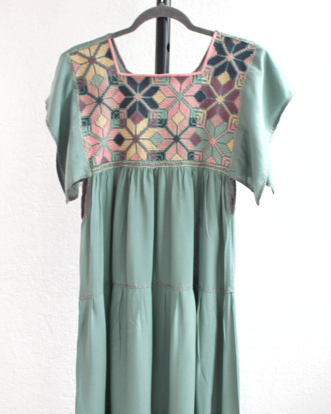 Vestido Maria Holanes Menta Colores Unitalla