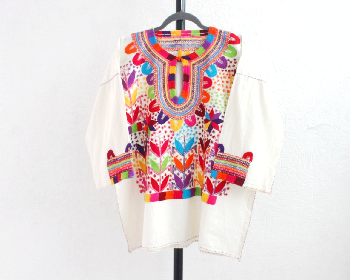Blusa Milpa L - XL Rojo Amarillo Verde