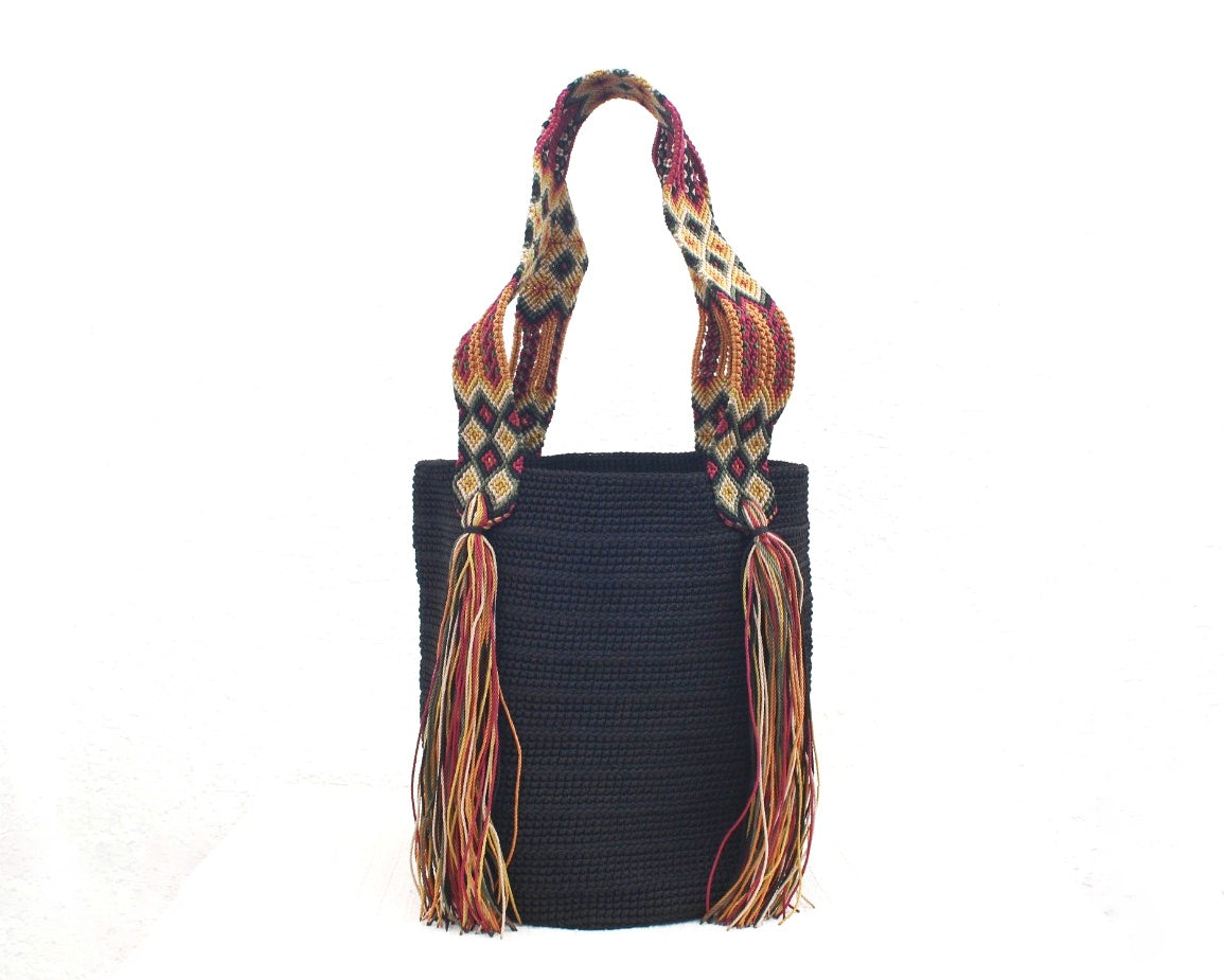 Bolso de mano Negro Cafe Vino
