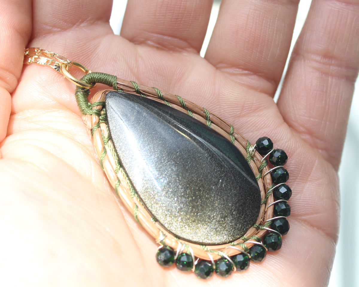Collar Ocoxal Obsidiana