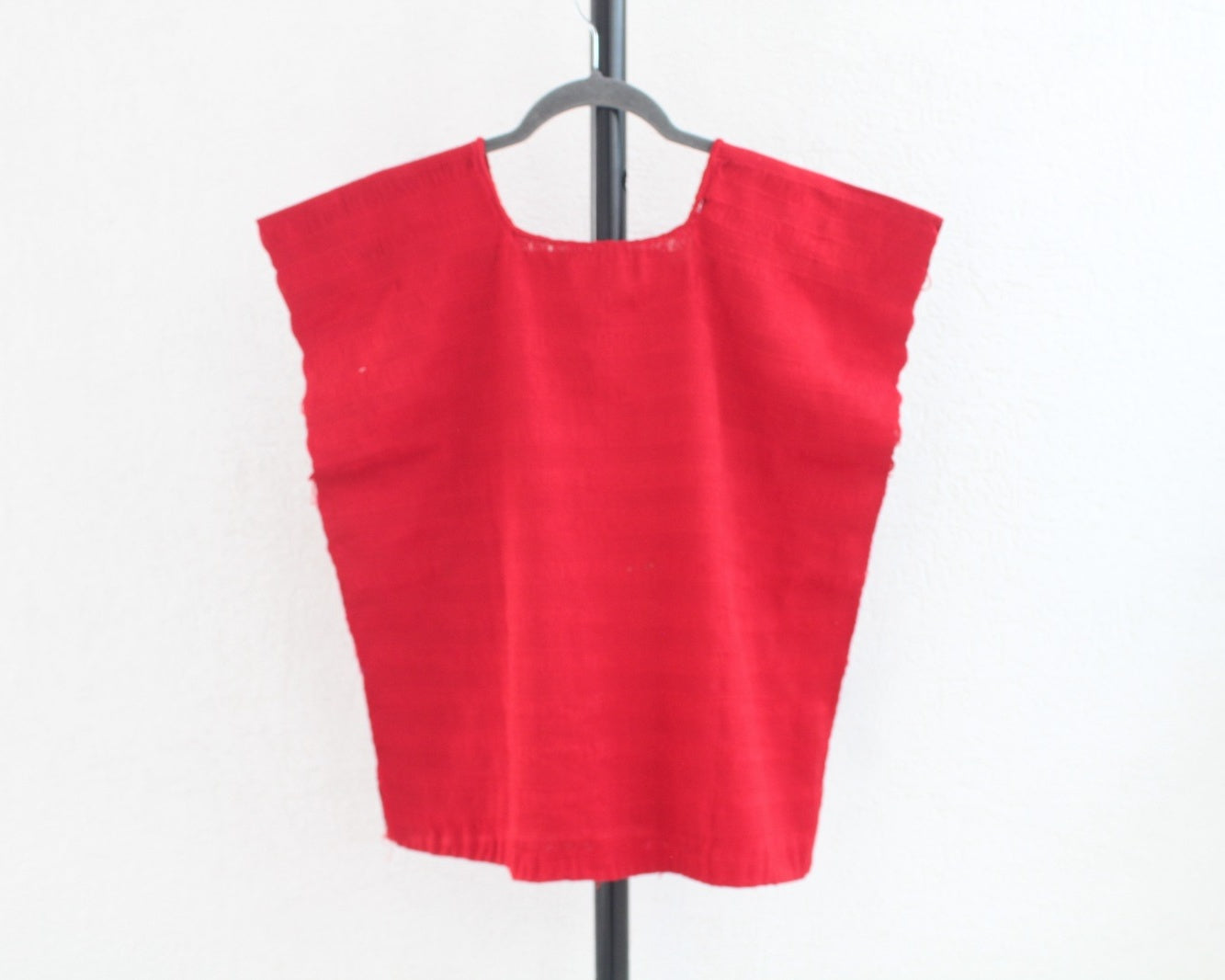 Blusa Huipil Corazones Rojo