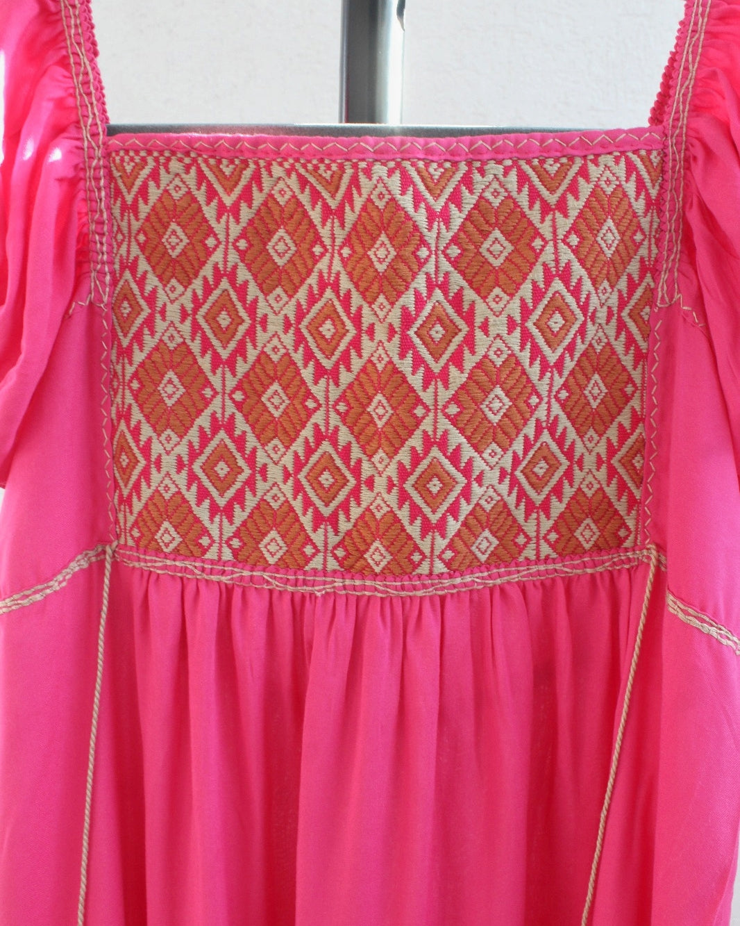 Vestido Gloria Rosa Mx Beige Ch M L