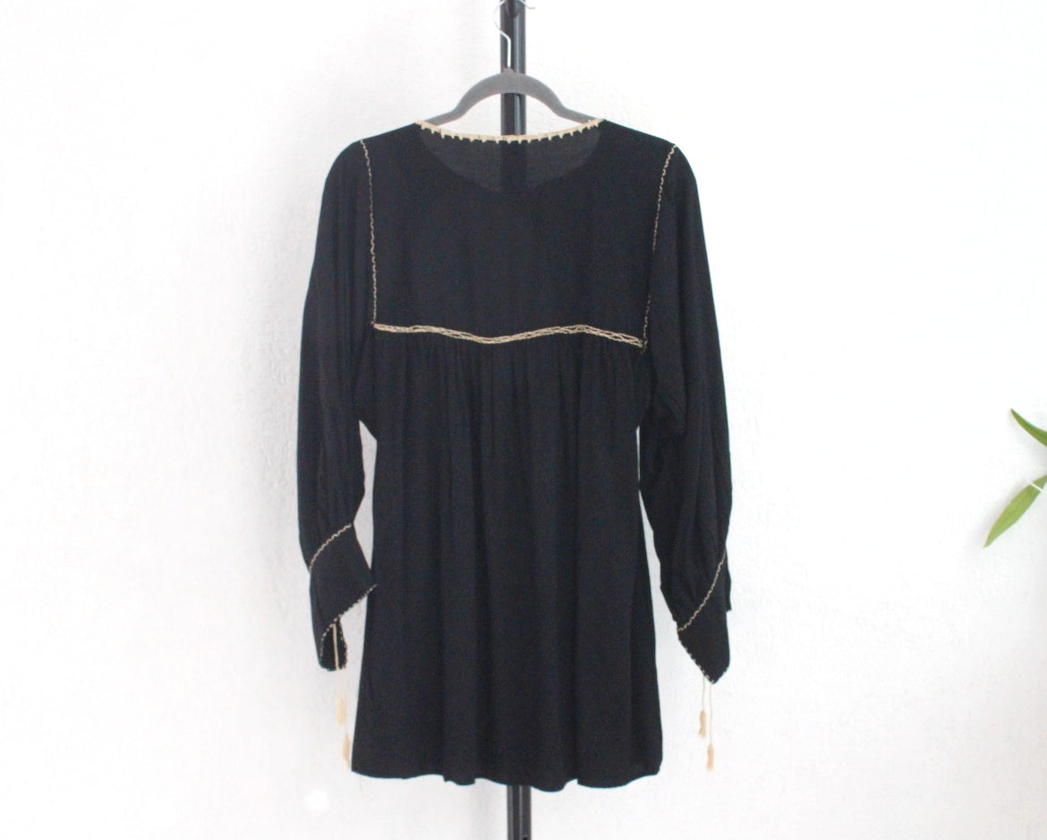 Blusa Mary Negro Beige