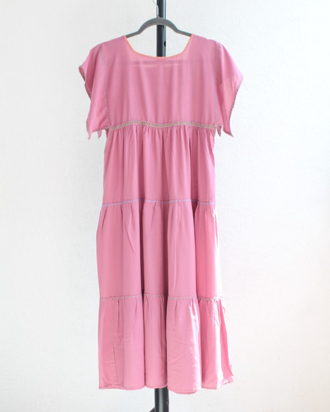 Vestido Maria Holanes Rosa Unitalla