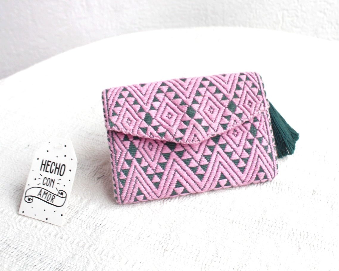 Cartera Estrellas Rosa Menta