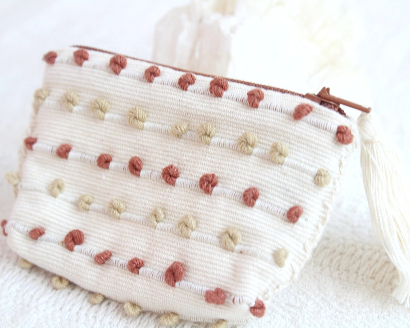 Mini Monedero Nuditos Perla Beige Cafe