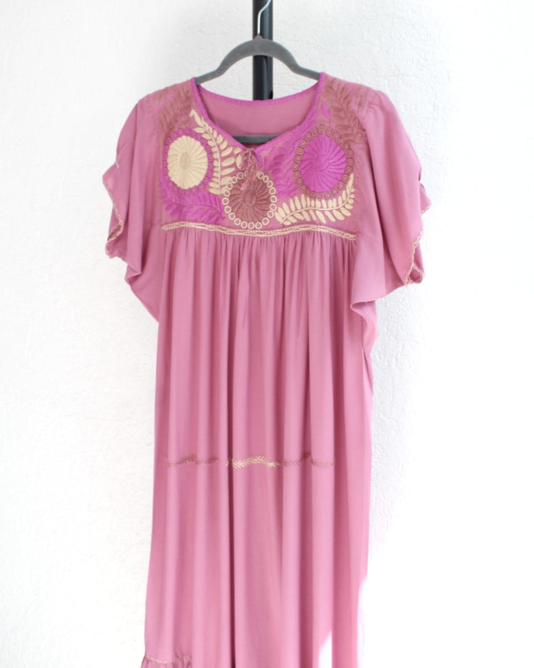 Vestido Rococo Rosa Beige L , XL , 2XL