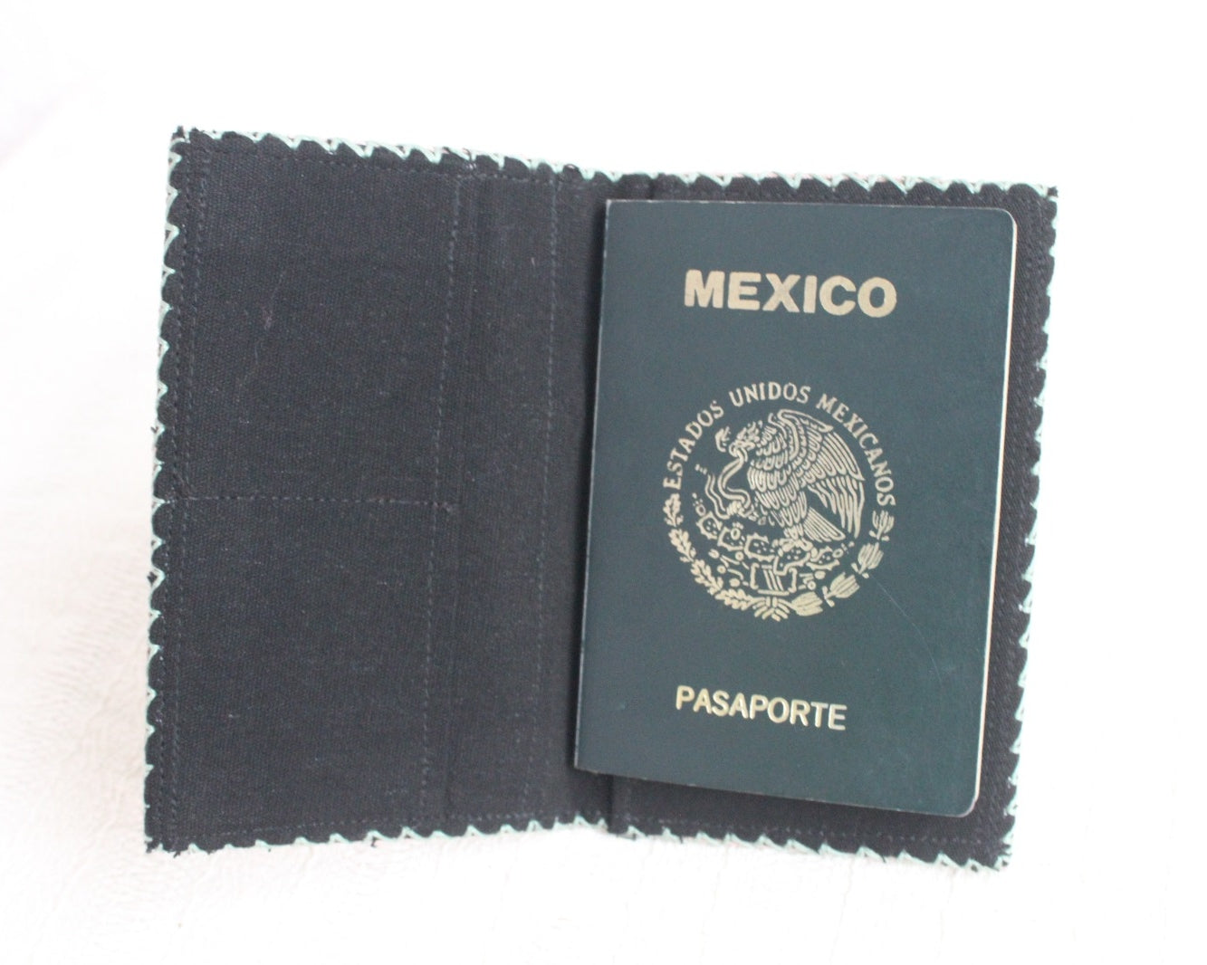Porta Pasaporte Pejel Amarillo Azul Colores