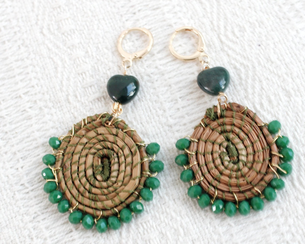 Aretes Ocoxal Verde