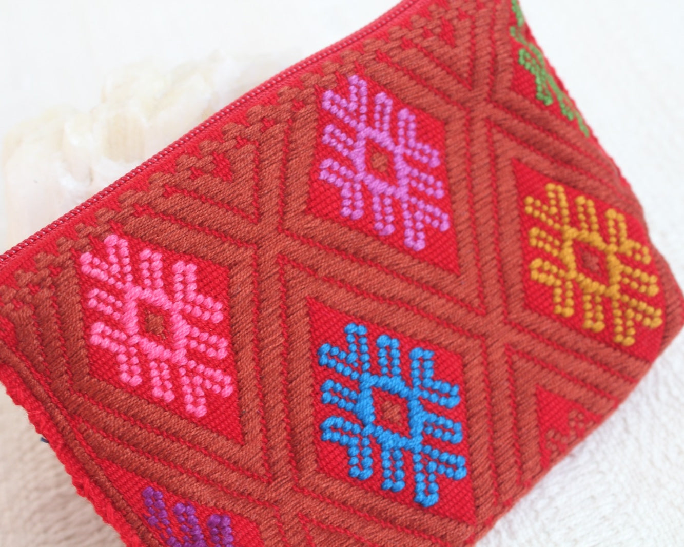 Monedero Estrellas Colores Rojo