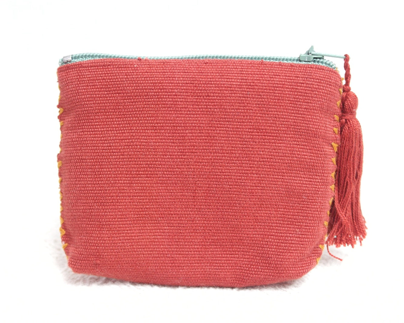 Mini Monedero Estrellas Naranja Menta