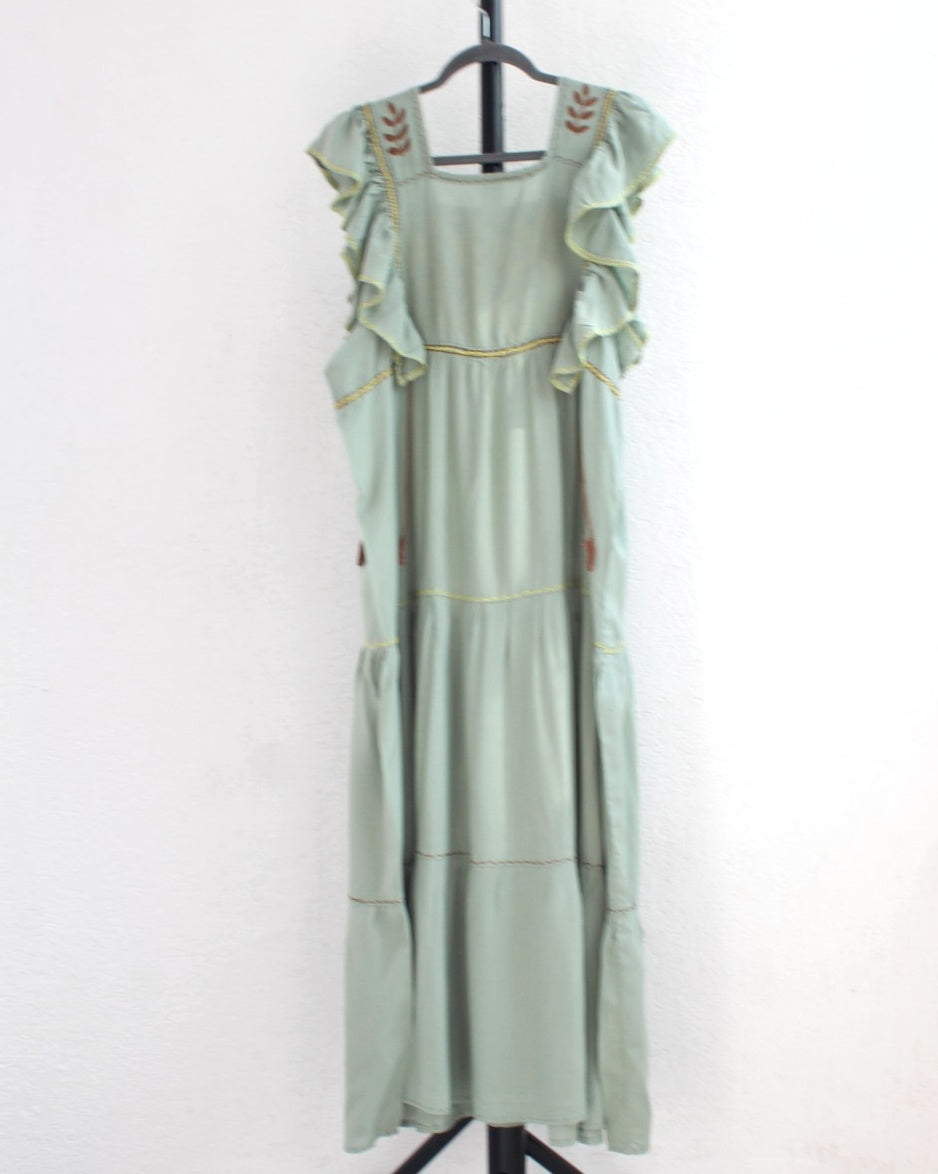 Vestido Josefina Menta Amarillo Unitalla