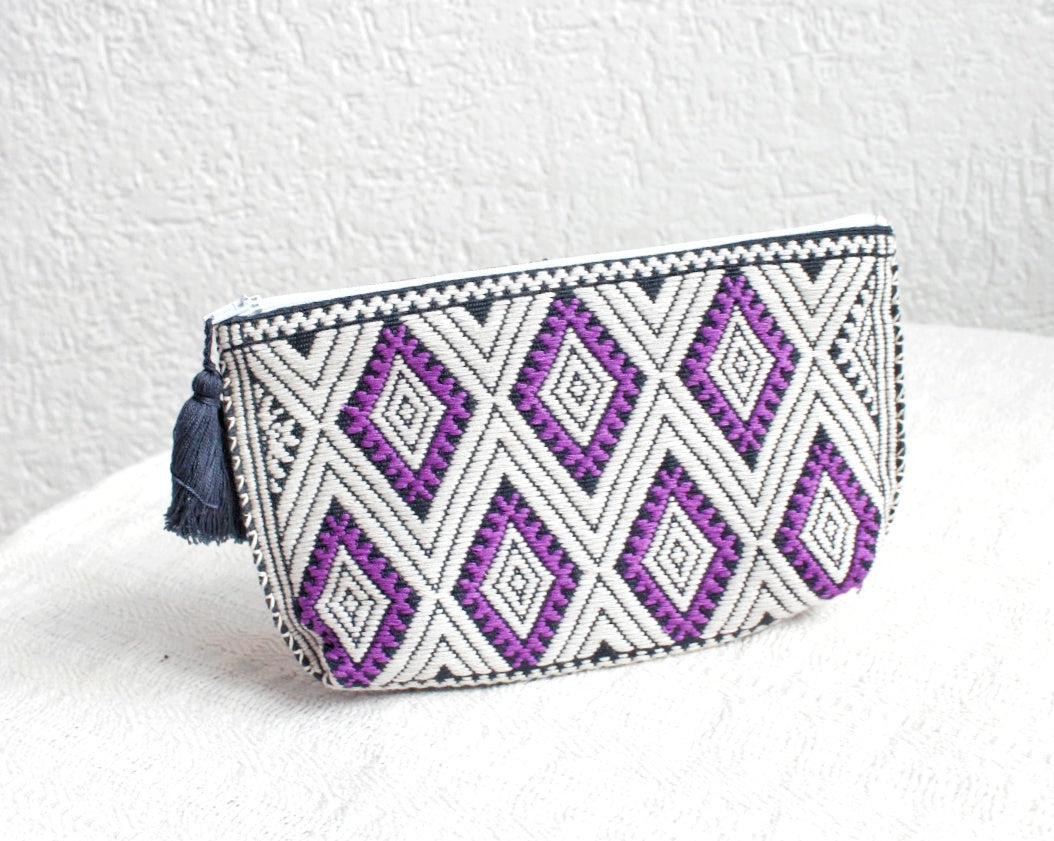 Neceser Estrellas Morado Blanco