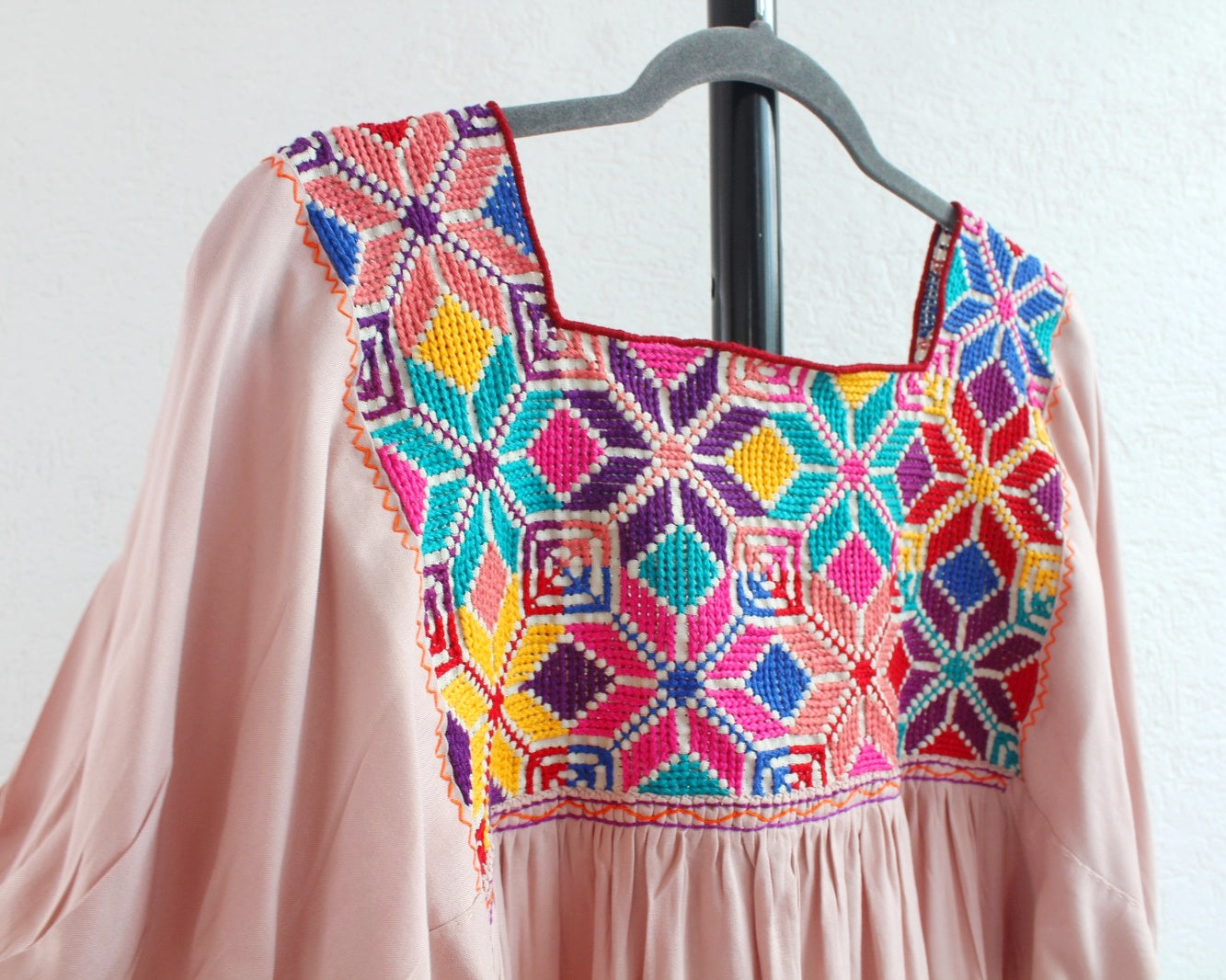 Blusa Gloria Punto de Cruz Beige