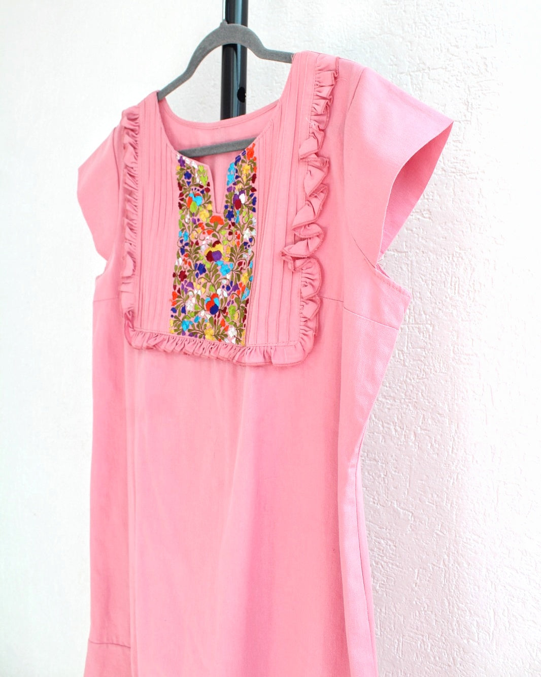 Vestido Claudia Corto Rosa