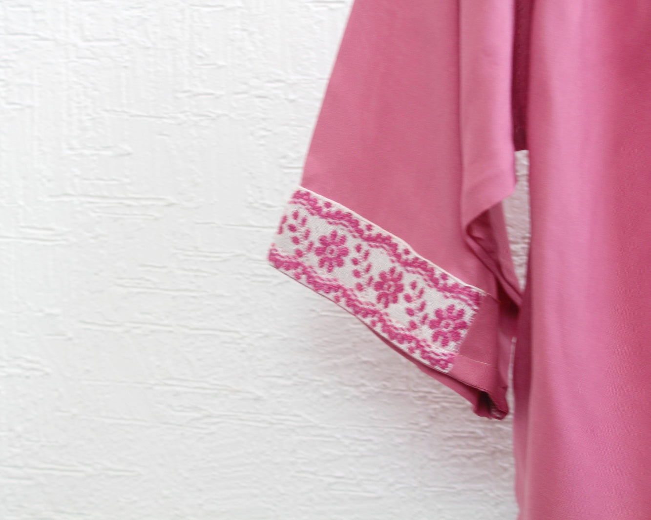 Blusa Cuello V Palo de Rosa Florecitas