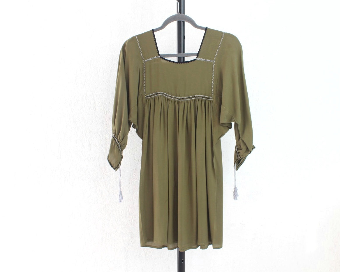 Blusa Maya Negro Verde