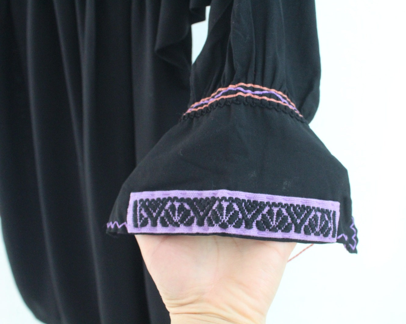 Blusa Elena Negro Morado Unitalla