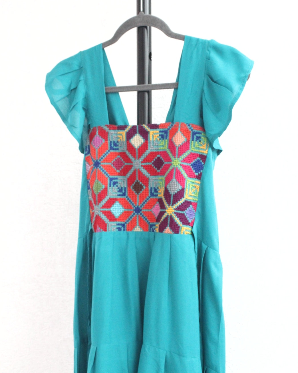 Vestido Anita Corto Turquesa