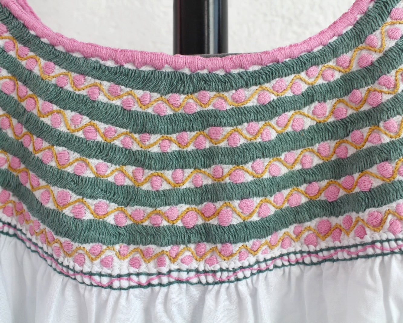 Blusa Catalina Blanco Rosa Unitalla