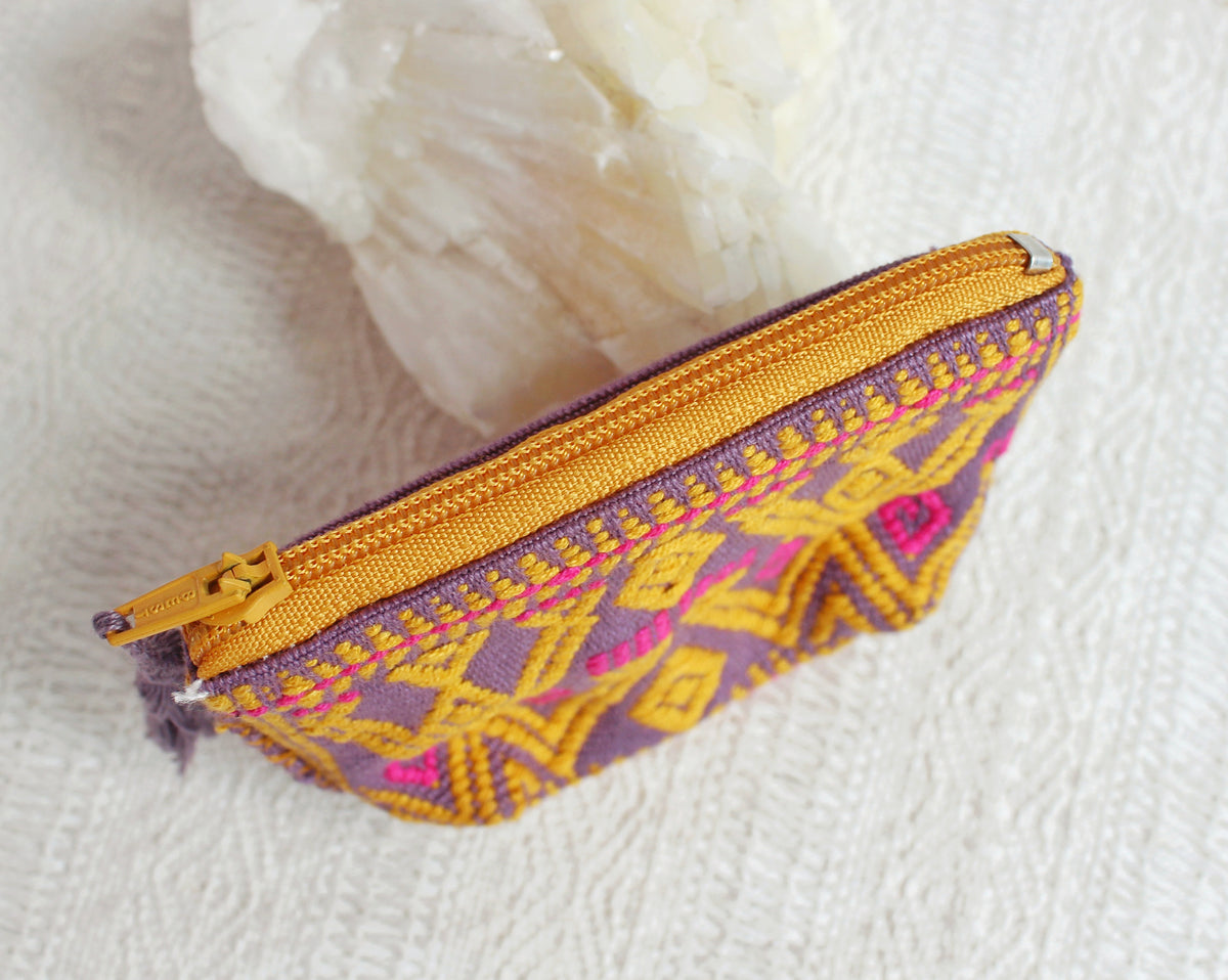 Mini Monedero Sapos Amarillo Rosa