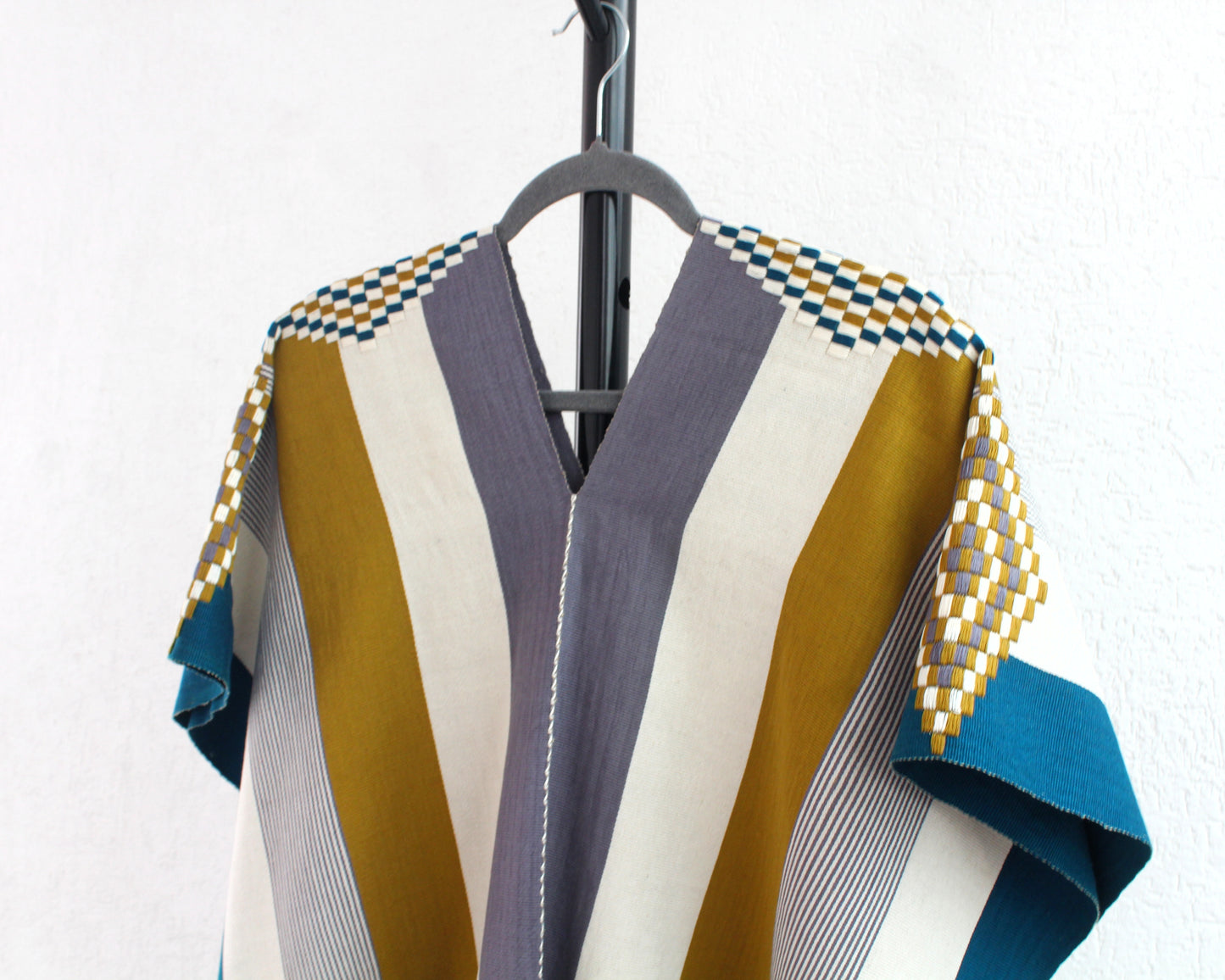 Jorongo Rombos Verde Azul Gris