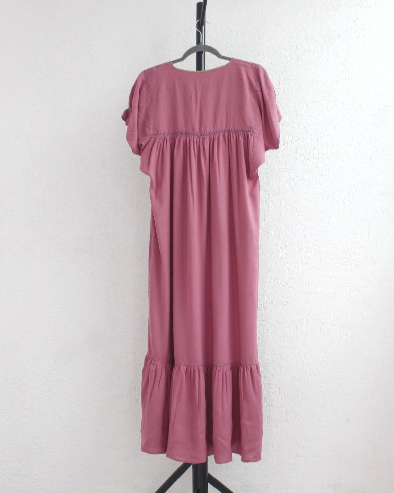 Vestido Rococo Rosa L , XL , 2XL